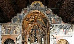 Фрески на триумфальной арке главной абсиды церкви Св. Фермо