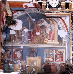Обнаруженные фрески про Св. Франциска в церкви Св.Фермо, Второй Маэстро Сан Дзено, XIV