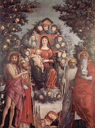 Пала Тривульцио создана Мантеньей для церкви Санта Мария ин Органо в Вероне