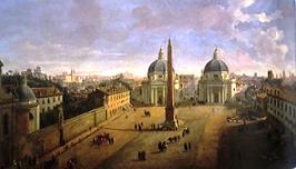 Гаспар ван Виттель, Пьяцца дель Пополо в Риме, 1718