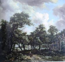 Мейндерт Хоббема, Пруд в лесу, 1664