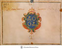 В гербе соединились цепи и якоря двух малых Академий Вероны