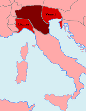 Территории Цизальпийской Галлии