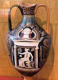 Керамическая ваза IV века до н.э. в Музее Вероны