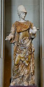 Статуя Минервы в "одежде" из оникса, Лувр