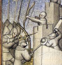 В средние века междуусобные войны гиббелинов и гвельфов