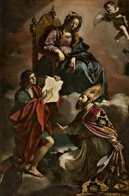 Мадонна на троне, Гверчино, 1639 год