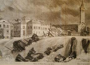 Наводнение 1882 года снесло Понте Нуово