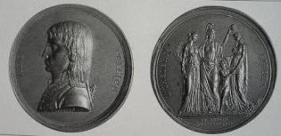 Основание Цизальпийской Республики, 1797 год, серебро, диам.45мм