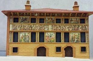 Дворец Фиорио делла Сета был полностью расписан фресками (снесён в конце 19 века)