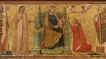 Фрагмент образа Мистический Брак Св.Катерины, называемый Семь Святых, Верона 14 век