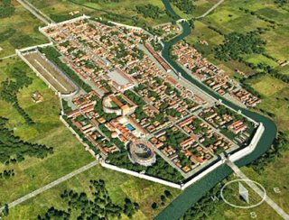 Реконструкция-план римского города Аквилея