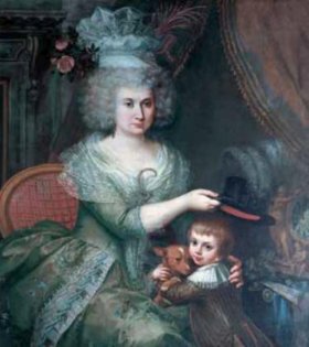 Портрет Терезы Маласпина с сыном Карло, Уголини