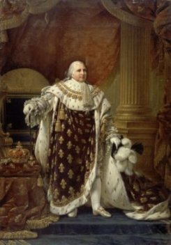 Портрет луиджи 18 - Короля Франции, подаренный им веронцу графу Гаццола
