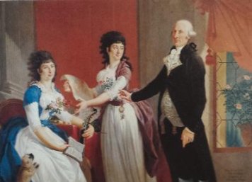 Портрет графа Орти Манара с дочерьми