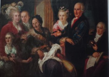 Портрет семьи графа Тозио, 1793 год, Саверио Делла Роза