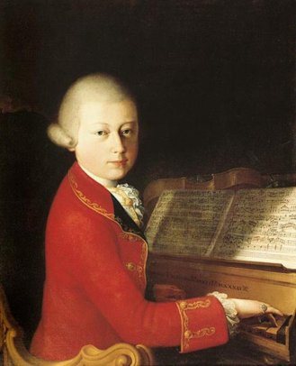 Портрет Моцарта в Вероне, 1770 год. Саверио делла Роза