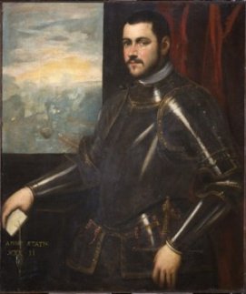 Портрет венецианского адмирала, школа доменико Титноретто