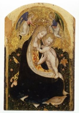 Мадонна с куропаткой, около 1420, Пизанелло