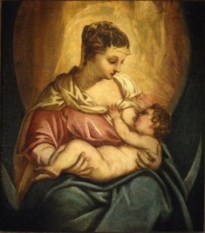 Мадонна с младенцем, Якопо Тинторетто