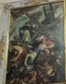 Св. Доменико спасает здание от разрушения, Одоардо Перини, церковь Св.Луки, Верона