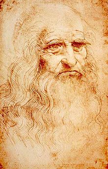 Автопортрет Леонардо Да Винчи, 1513 год, Турин, Королевская Библиотека
