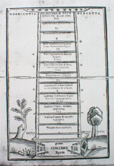 Иллюстрация к трактату о Послушании, Паоло Джустиниани, 1535, Библиотека Терезиана, Мантуя