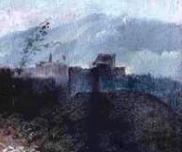 Крепость на Портрете Чезаре Борджия - место гибели
