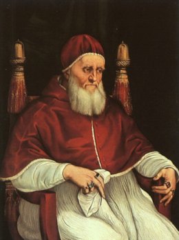 Папа Джулио 2, Рафаэль, Галерея Уффици