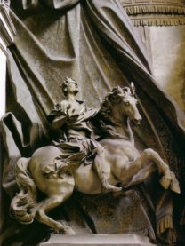 Император Константин на коне