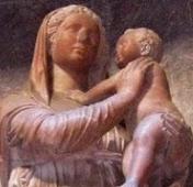 Мадонна дель Сассо , скульптор Лоренцетти, по заказу Рафаэля