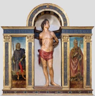 Полиптих Святого Себастиано, 1510, Санта Мария де Пацци, Флоренция