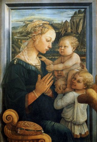 Мадонна с двумя Ангелами, Филиппо Липпи