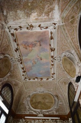 Потолок в малом зале Ка Трон - Дома Трон в Венеции