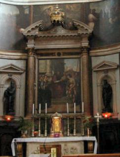 Колонны из люмакеллы глаз куропатки, церковь Сан Джованни Гризотомо, Венеция