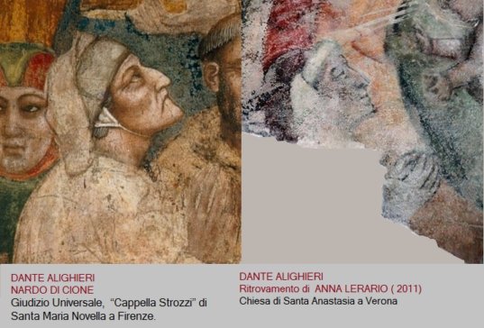 Сравнение профиля Данте во Флоренции и в Вероне
