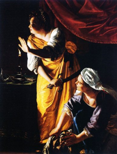 Юдифь со служанкой, 1625-27, Артемизия Джентилески, Музей Детройта