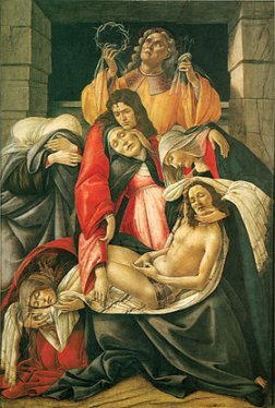 Пьета, Сандро Ботичелли, 1495-1500, Музей Поцци Пеццоли, Милан