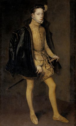 Портрет молодого Алессандро Фарнезе - единственного сына Оттавио и Маргериты Австрийской