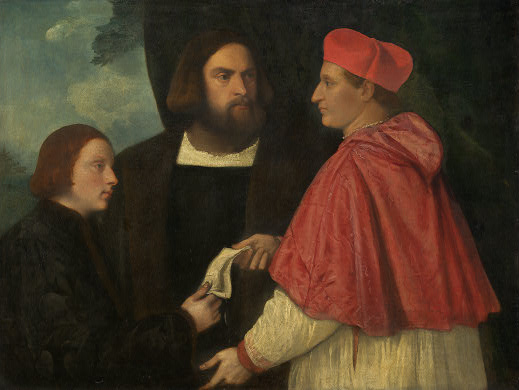 Это изображение имеет пустой атрибут alt; его имя файла - 20-Tiziano-Vecellio-Girolamo-e-il-cardinale-Marco-Corner.jpg
